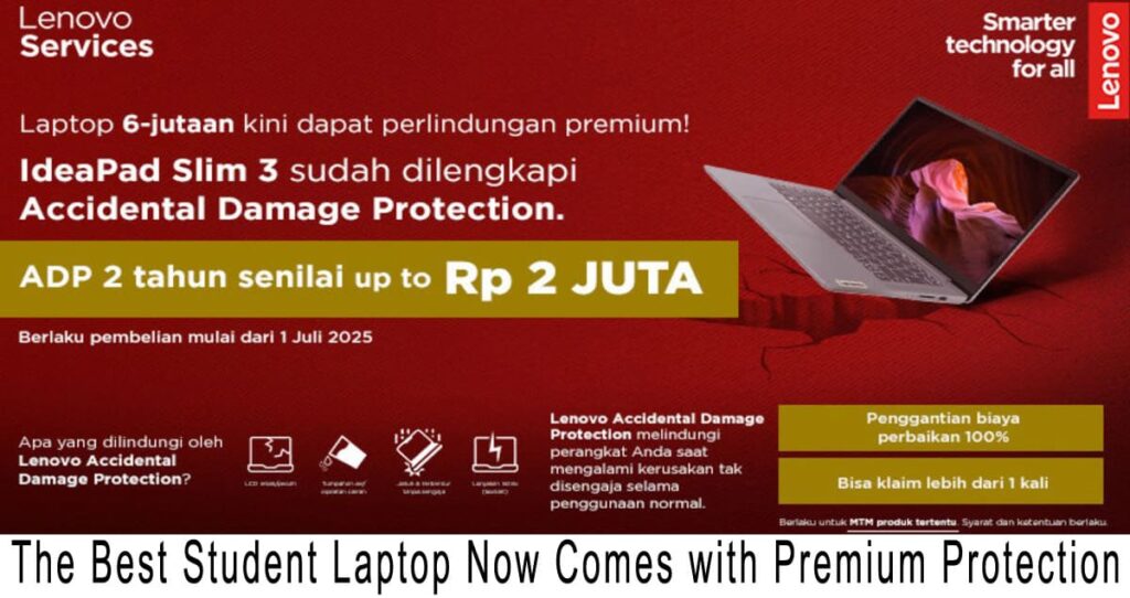 Lenovo IdeaPad Slim 3: The Best Student Laptop Now Comes with Premium Protection