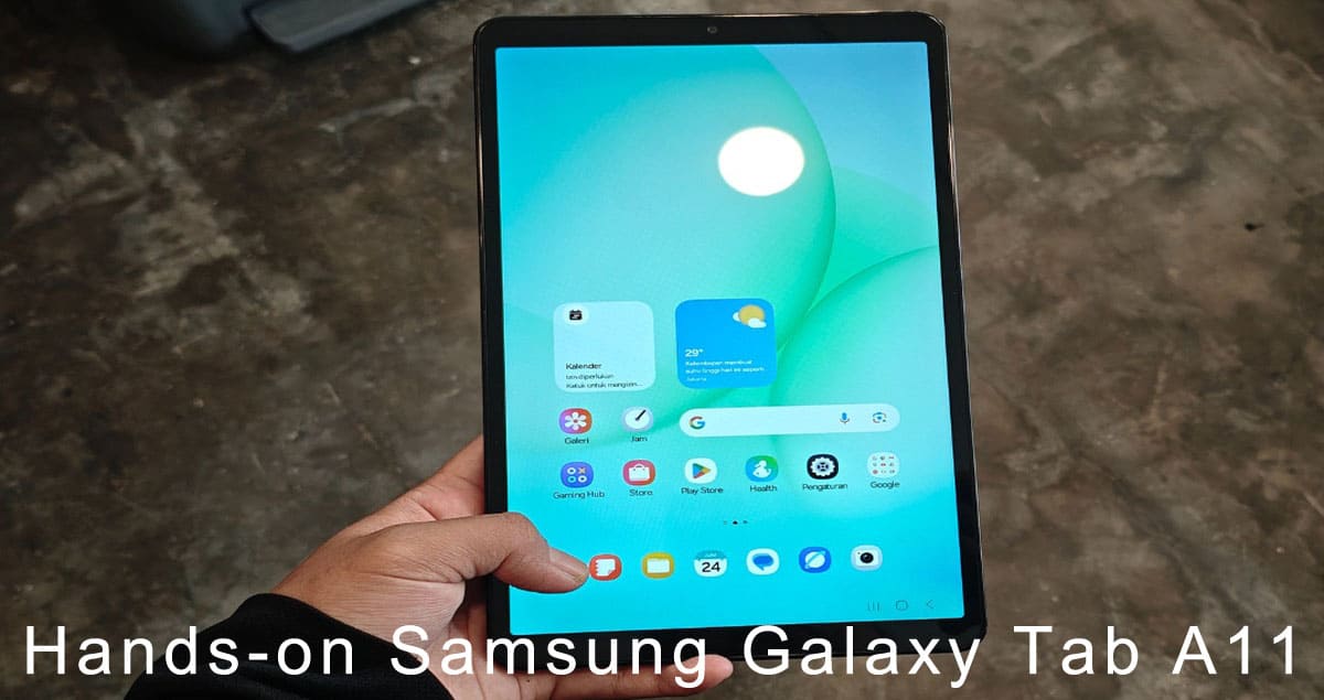 Hands-on Samsung Galaxy Tab A11