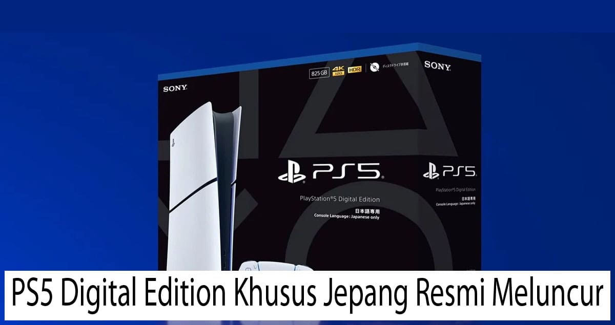 PS5 Digital Edition Khusus Jepang Resmi Meluncur